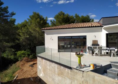 Baie coulissante vitrée à galandage – PRIMS Béziers